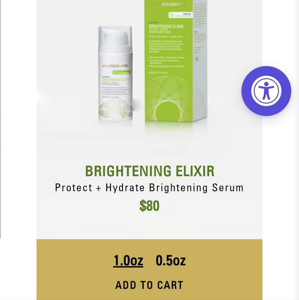 Goldfaden MD Brightening Elixir 1 fl oz/30ml